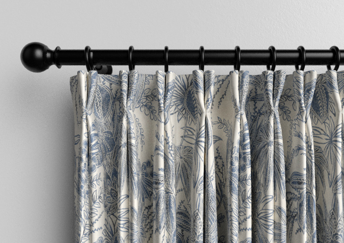 Maui, Indigo - Made to Measure Curtains - Image 10